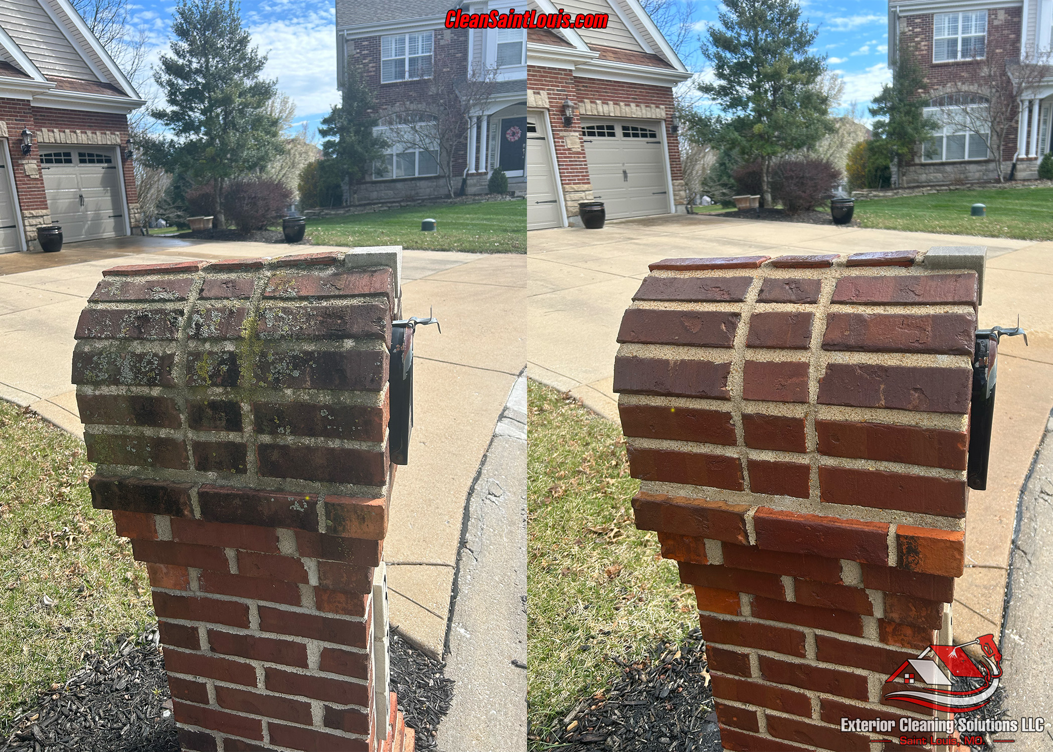 Expert Brick Cleaning - Brick House Washing and Mailbox Cleaning In St. Louis, MO.