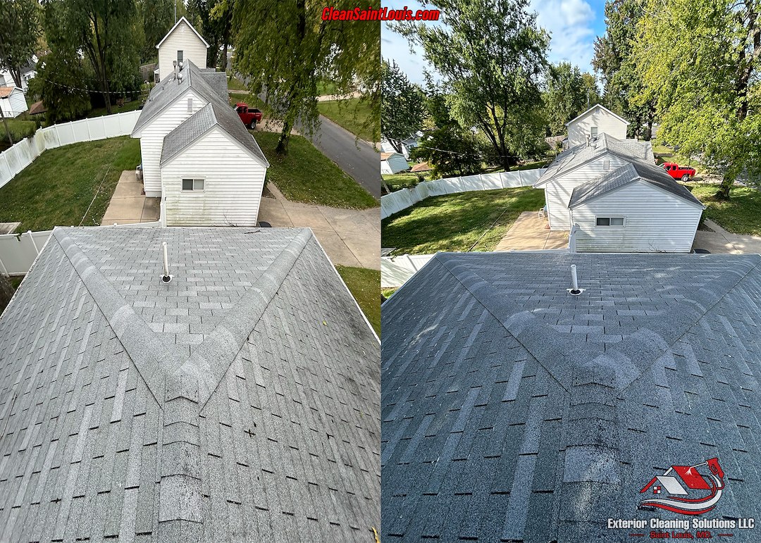 Gentle Soft Wash Roof Cleaning In St. Louis, MO. - Damage Free!