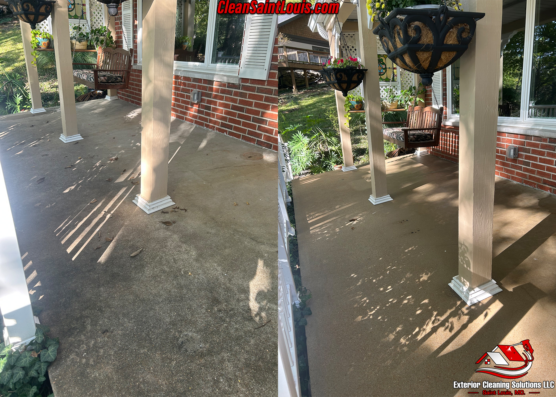 Patio Cleaning and Concrete Cleaning in Saint Louis, MO.