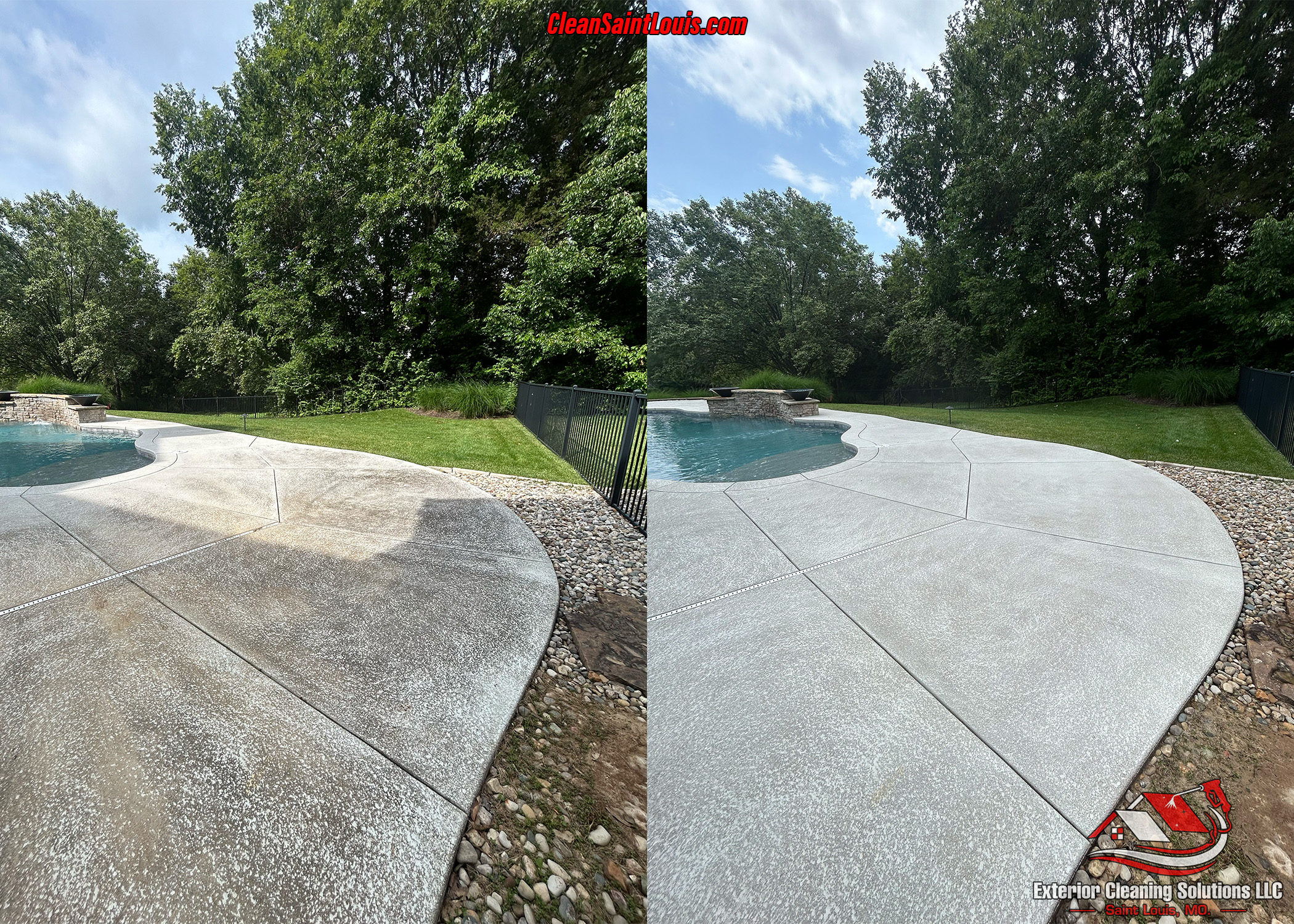 Pool Deck Cleaning in Wildwood, MO