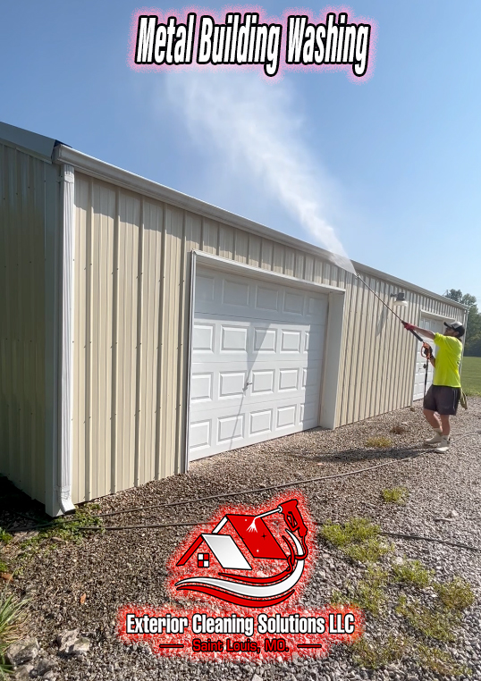 Preserving Beauty and Integrity: The Importance of Soft washing Metal Buildings in St. Charles County, MO.