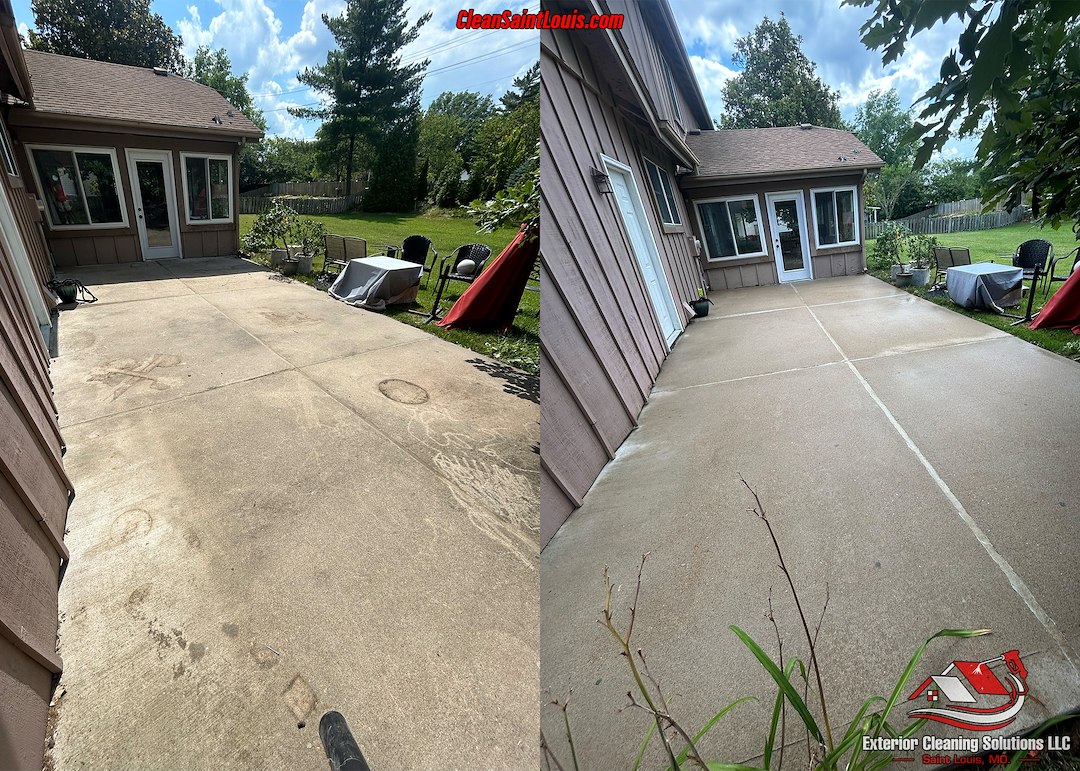 Refreshed Concrete Cleaning In Chesterfield, MO.