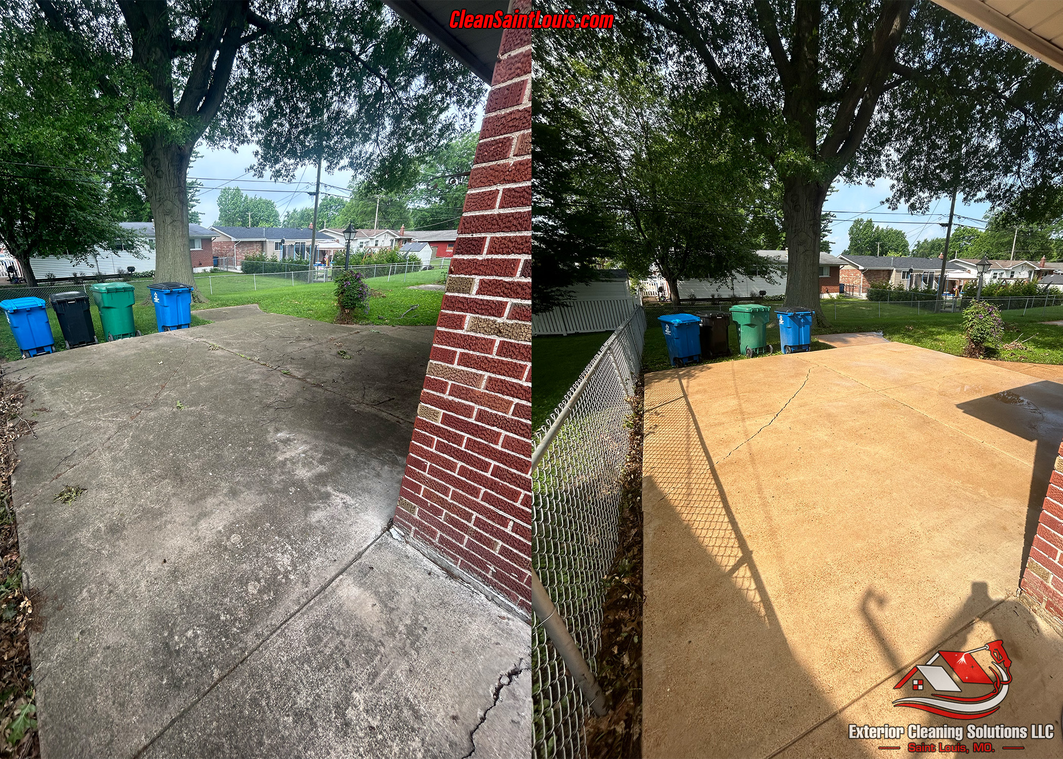 Result Driven Patio Cleaning in St. Louis, MO.