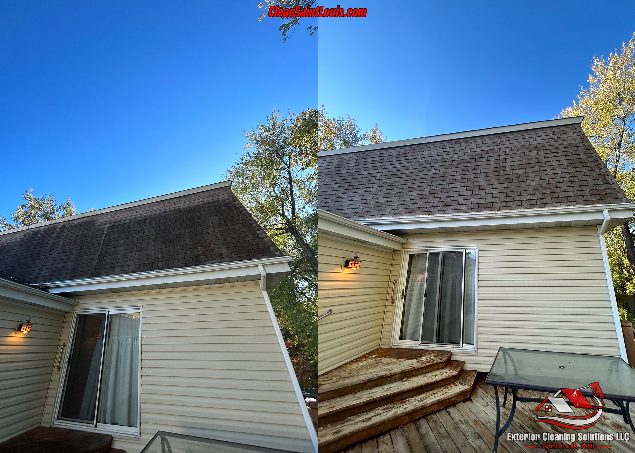 Roof Cleaning in St. Charles County