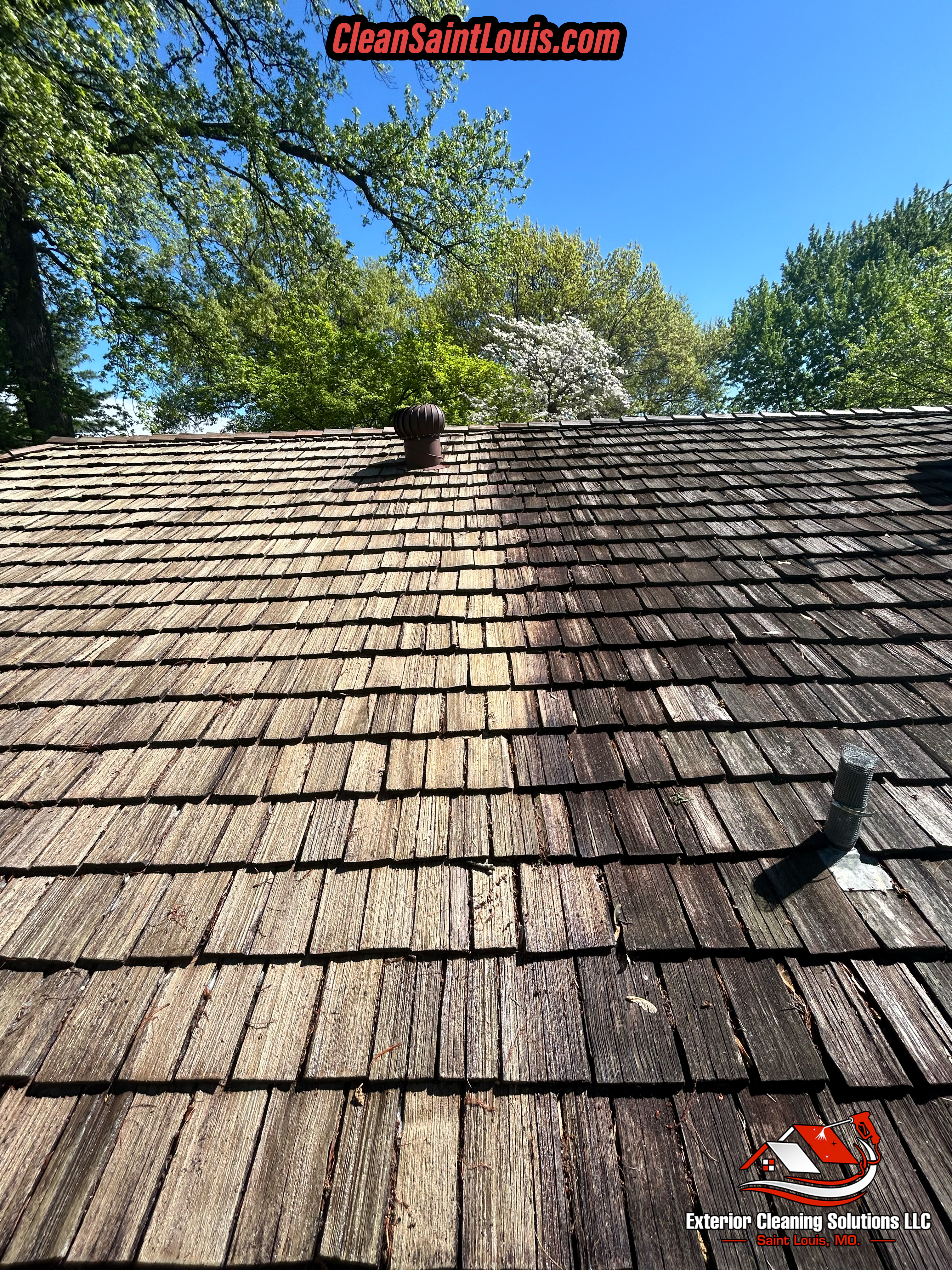 Safely Restore the Beauty of Your Cedar Shake Roof with Soft Washing in St. Charles, MO